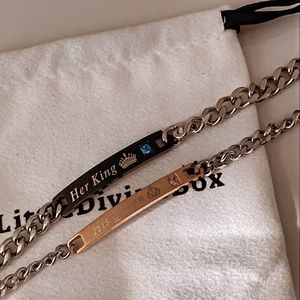 His and her bracelet.